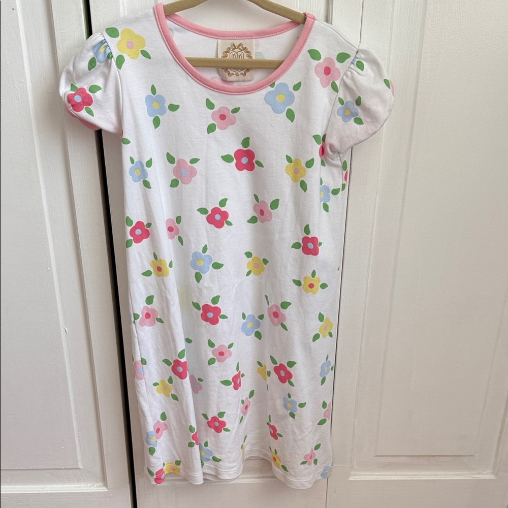 The Beaufort Bonnet Company White Floral Polly Play Dress